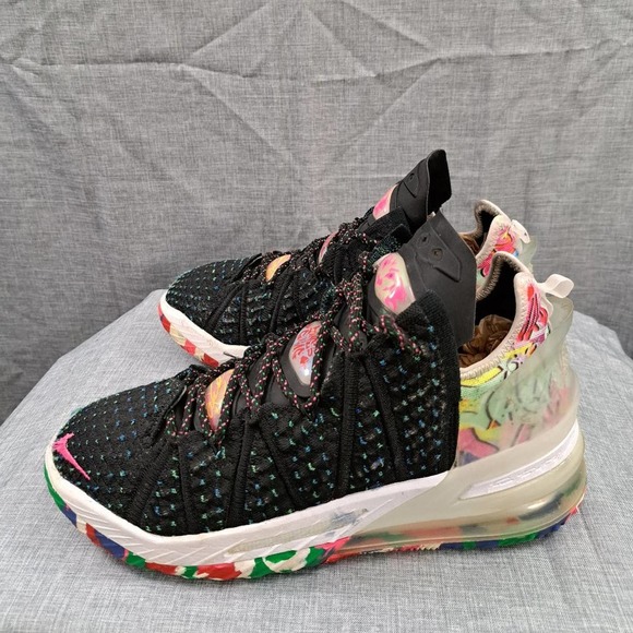 Nike LeBron 18 James Gang 2020 -US Size 9.5 -CQ9283-002 Men